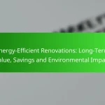 Energy-Efficient Renovations: Long-Term Value, Savings and Environmental Impact