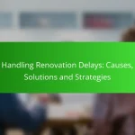 Handling Renovation Delays: Causes, Solutions and Strategies
