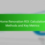 Home Renovation ROI: Calculation Methods and Key Metrics