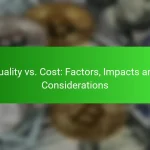 Quality vs. Cost: Factors, Impacts and Considerations